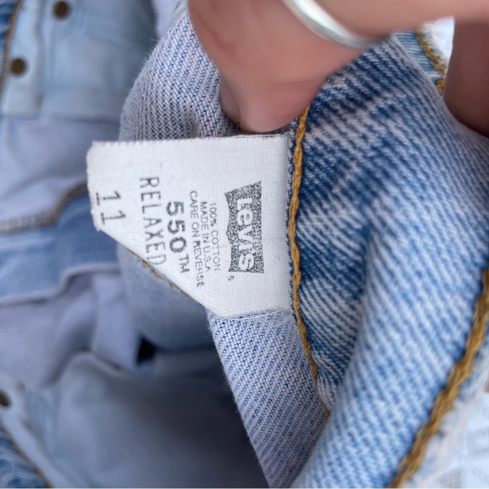 Vintage Levi 550 cutoff shorts